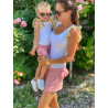 Set maminka & dcera tílko s volánky bílé